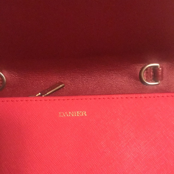 Authentic Red and pink Danier Leather wallet - Picture 4 of 5